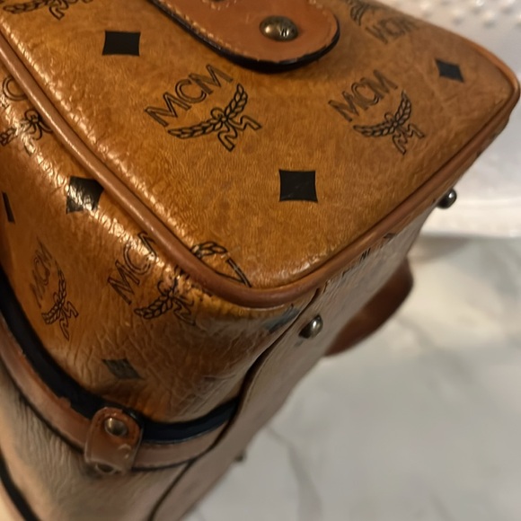 MCM Brown Boston Bag - Picture 10 of 14